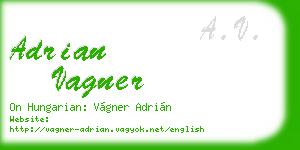 adrian vagner business card